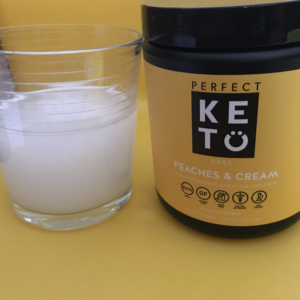 Perfect Keto Base Peaches and Cream