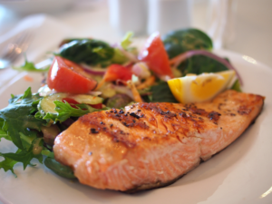 Is salmon a high fat fish?