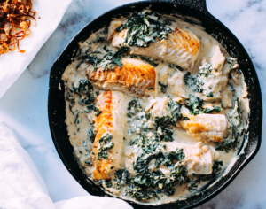 Low fat white fish