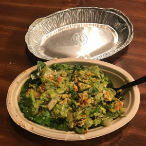 Vegetarian keto Chipotle order